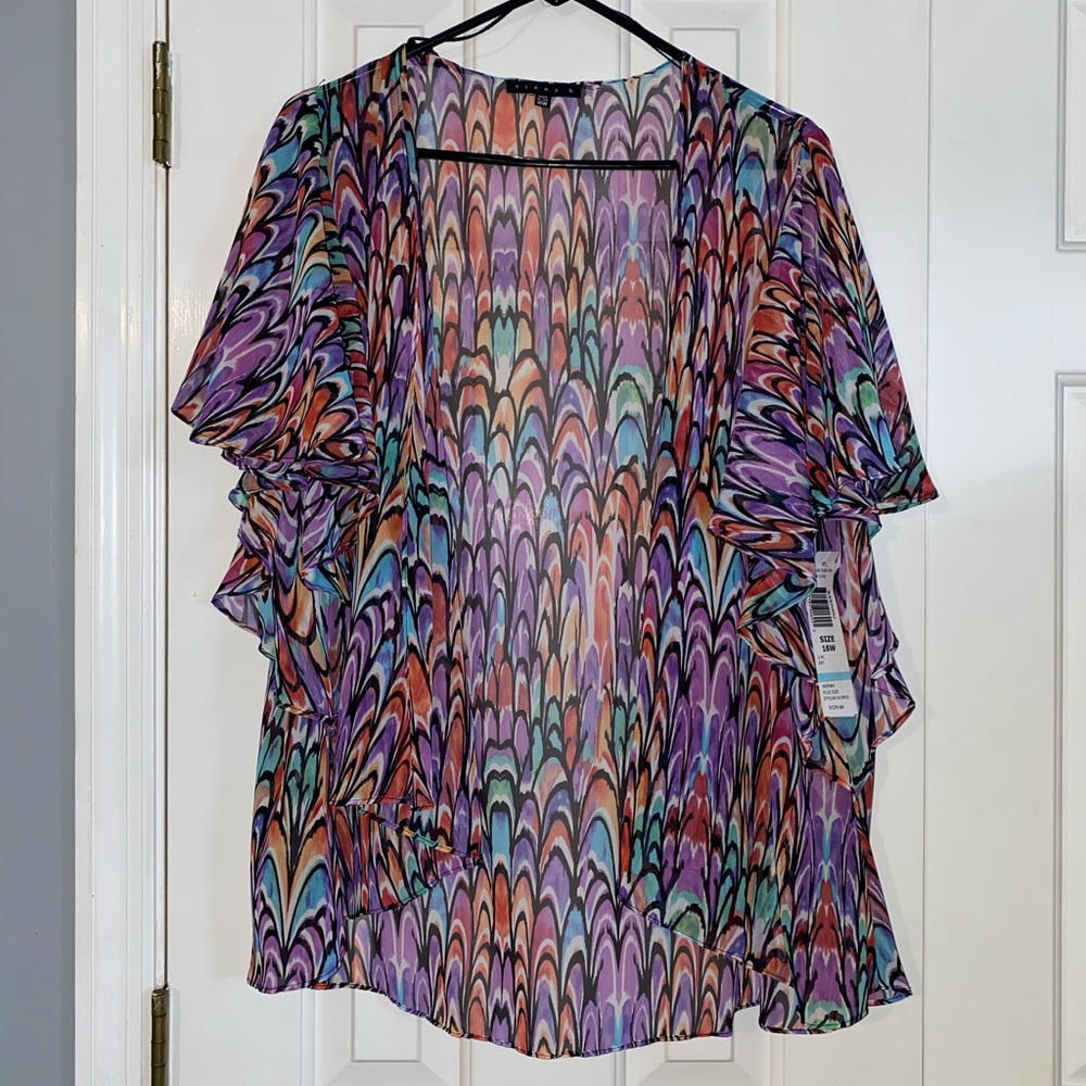 Short sleeve kimono